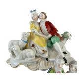 Set of Vintage Porcelain Figurines Made in Japan and Germany, 3-5 Inches
