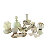 Assorted Vintage and Antique Milk Glass Decorative Collection
