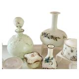 Assorted Vintage and Antique Milk Glass Decorative Collection