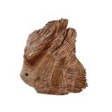Carved Piedra Toba Stone Fish Figurine 10 Inches