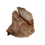 Carved Piedra Toba Stone Fish Figurine 10 Inches