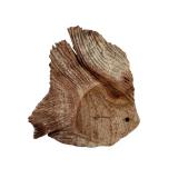 Carved Piedra Toba Stone Fish Figurine 10 Inches