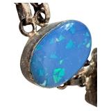 Blue Opal-Style Gemstone Bracelet for Repair or Repurpose