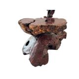 Burlwood Sculpture Stand or Unique Candleholder