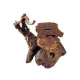 Burlwood Sculpture Stand or Unique Candleholder