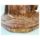 Pair of Carved Vintage Floral Bookends