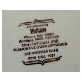 Collection of 4 Watkins Recipe Pie Plates Assorted Designs