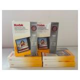 Lot of 6 Unopened Kodak Premium Photo Paper Packs Gloss 100 Sheets Each