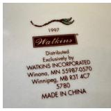 Set of 3 Watkins Recipe Pie Plates