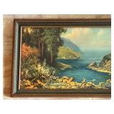 1927 Framed Print Inspiration Inlet Vintage Landscape