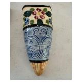Set of 6 Vintage Made in Japan Decorative Wall Pockets