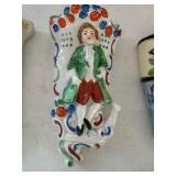 Set of 6 Vintage Made in Japan Decorative Wall Pockets