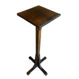 Vintage Mission Style Wood Pedestal Stand