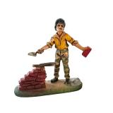 Set of 4 Resin Montecatinia Italian Figurines