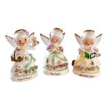 Set of 3 Napco Angel Figurines; May August September