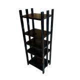 Vintage Arts and Crafts Style Wooden Bookshelf, 5 Shelves