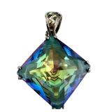 Sterling Silver Mystic Topaz Pendant