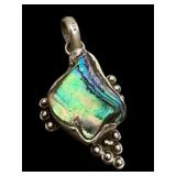 Sterling Silver and Abalone Pendant