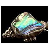 Sterling Silver and Abalone Pendant