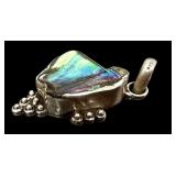 Sterling Silver and Abalone Pendant