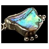 Sterling Silver and Abalone Pendant