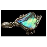 Sterling Silver and Abalone Pendant