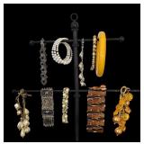 Collection of 8 Vintage and Costume Bracelets Assorted Styles