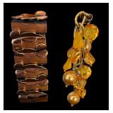 Collection of 8 Vintage and Costume Bracelets Assorted Styles