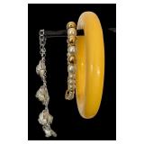 Collection of 8 Vintage and Costume Bracelets Assorted Styles