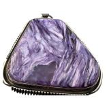 Sterling Silver Charoite Pendant with Large Bail
