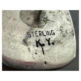 Pair of Sterling Silver K.Y. Chariote Earrings