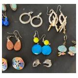 Collection of Assorted Pair of Earrings, Mixed Styles and Materials