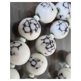 Howlite Beaded Necklace and Bracelet Set