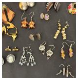 Collection of Pairs Fashion and Vintage Earrings Assorted Styles