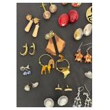 Collection of Pairs Fashion and Vintage Earrings Assorted Styles