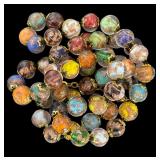 Vintage Cloisonne and Beaded Necklaces with Enamel and Glass Beads