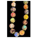 Vintage Cloisonne and Beaded Necklaces with Enamel and Glass Beads