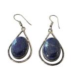 Sterling Silver and Lapis Earrings