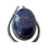 Sterling Silver and Lapis Earrings