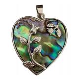 Abalone Stretch Bracelet with Sterling and Fashion Pendants