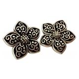 Brighton Floral Clip Earrings Pair