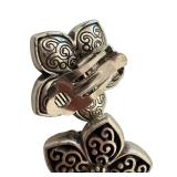Brighton Floral Clip Earrings Pair