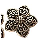 Brighton Floral Clip Earrings Pair