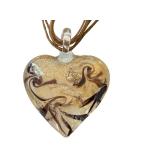 Set of 3 Art Glass Pendants with Abstract Designs
