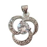 Sterling Silver Cubic Zirconia Pendant and Assorted Fashion Pendants Set
