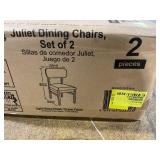 2PCS Better Homes & Gardens Juliet Dining Chairs 2PCS Better Homes & Gardens Juliet Dining Chairs