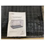 Max & Marlow Single-Door Dog Crate, Foldable Metal Wire Kennel, Portable, Tray and Divider Included Max & Marlow Single-Door Dog Crate, Foldable Metal Wire Kennel, Portable, Tray and Divider Included