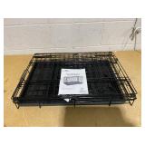 Max & Marlow Single-Door Dog Crate, Foldable Metal Wire Kennel, Portable, Tray and Divider Included Max & Marlow Single-Door Dog Crate, Foldable Metal Wire Kennel, Portable, Tray and Divider Included