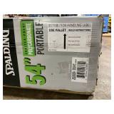 Spalding 54-Inch Portable Basketball Hoop with Shatter-Proof Polycarbonate Backboard Spalding 54-Inch Portable Basketball Hoop with Shatter-Proof Polycarbonate Backboard