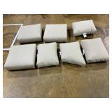 LOT OF 7 Patio Cushions LOT OF 7 Patio Cushions